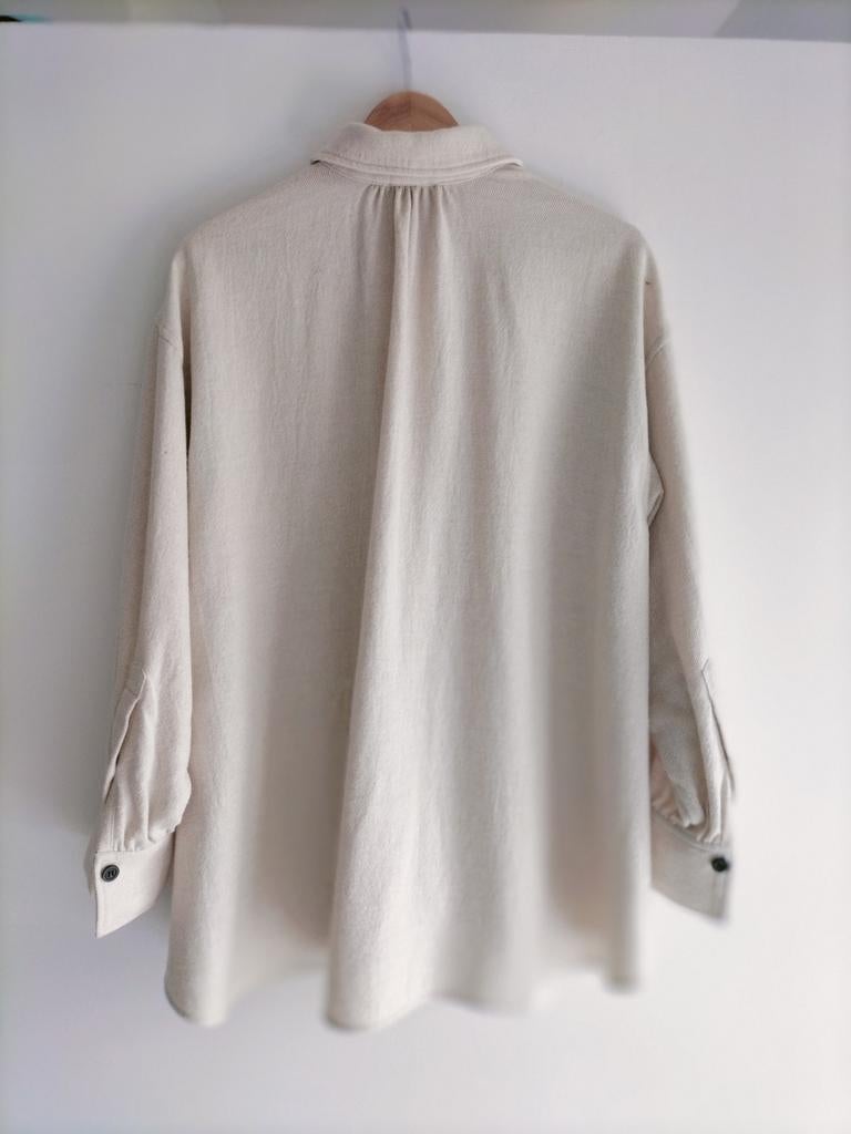 Prachtige blouse van het luxe merk Zenggi, Ophalen of Verzenden, Nieuw, Beige