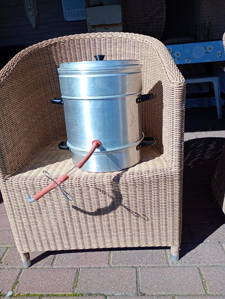 sapketel van aluminium, Ophalen, Zo goed als nieuw