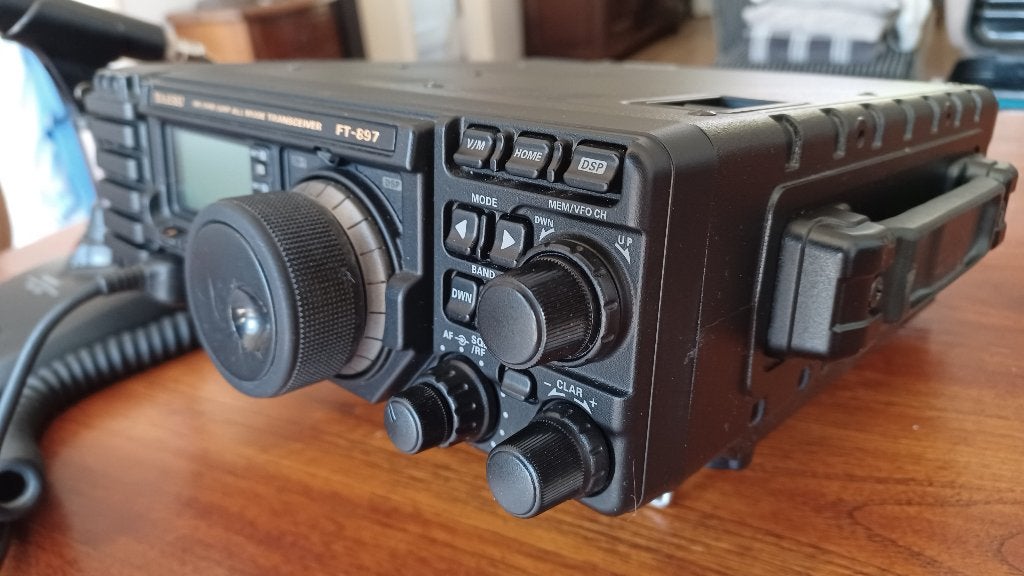 Yaesu FT-897D compleet, Ophalen of Verzenden, Zo goed als nieuw, Zender en Ontvanger