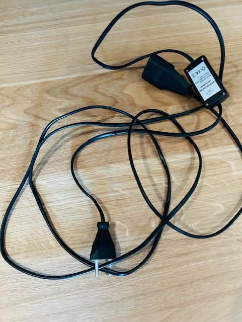 Led dimmer zwart - 3 meter snoer - voor platte stekker, Ophalen of Verzenden, Nieuw, 75 cm of meer