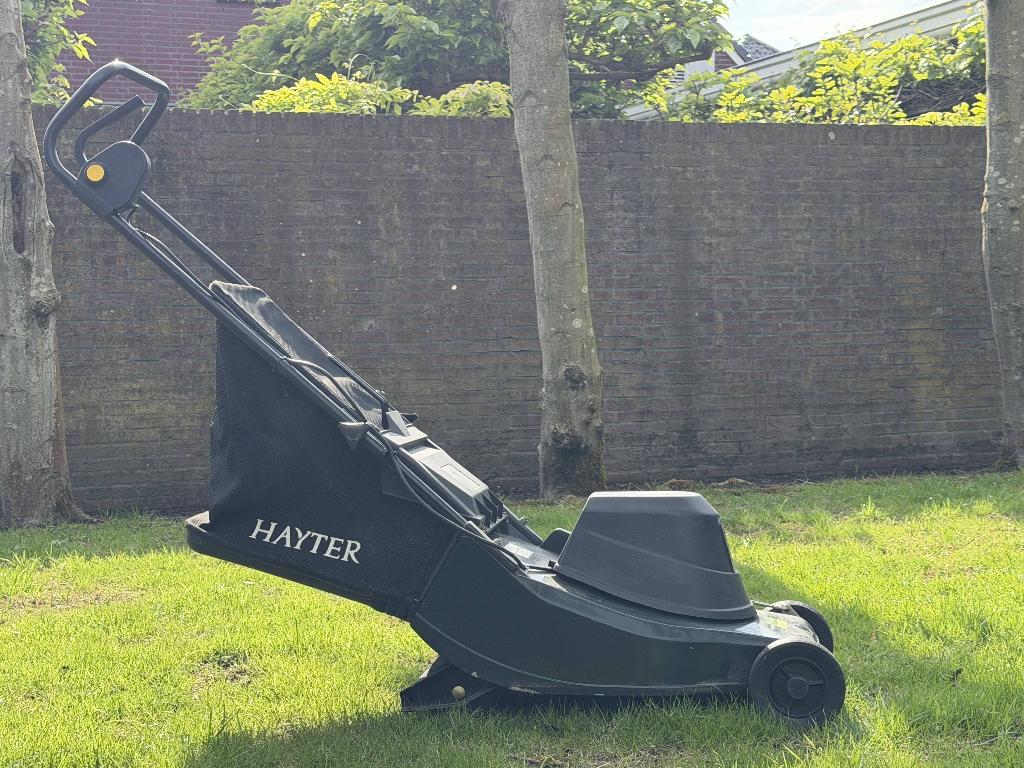 Hayter grasmaaier Harrier 41 Electric WALS, Tuin en Terras, Grasmaaiers, Ophalen, Cirkelmaaier, Gebruikt, Elektrische grasmaaier