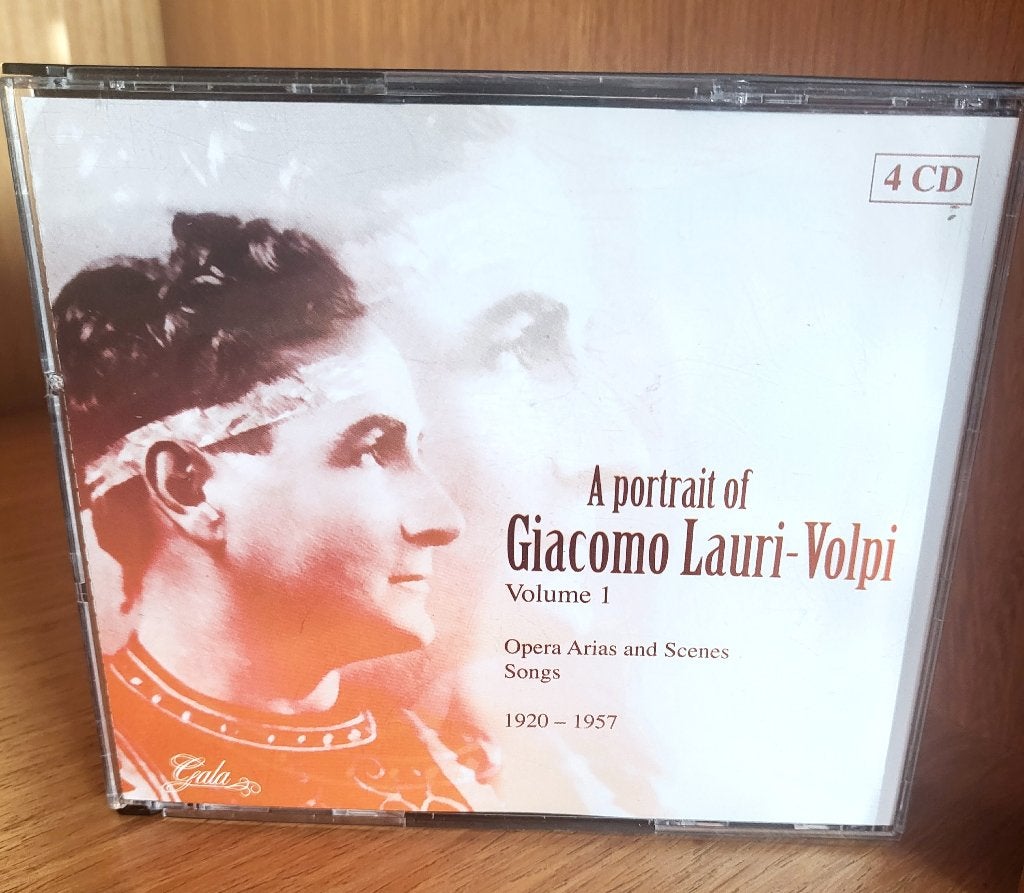 Portrait of Giacomo Lauri-Volpi, Vol. 1 - 4 cdbox + libretto, Gebruikt, Boxset, Opera of Operette, Ophalen of Verzenden