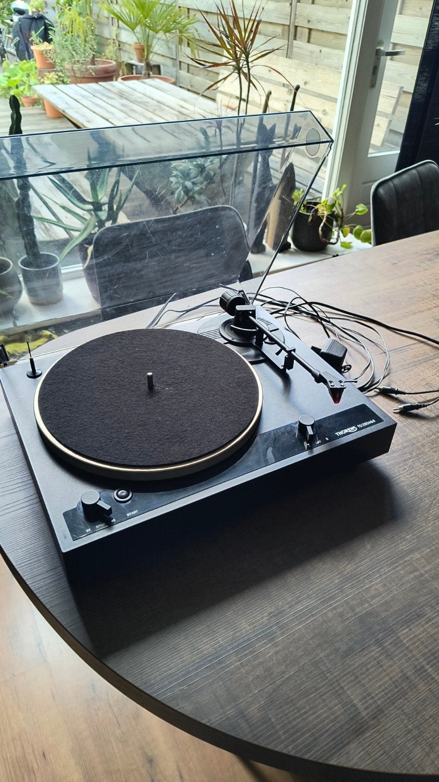 Thorens TD280 MK2 Platenspeler, Audio, Tv en Foto, Platenspelers, Ophalen, Gebruikt, Thorens, Pitch-regelaar