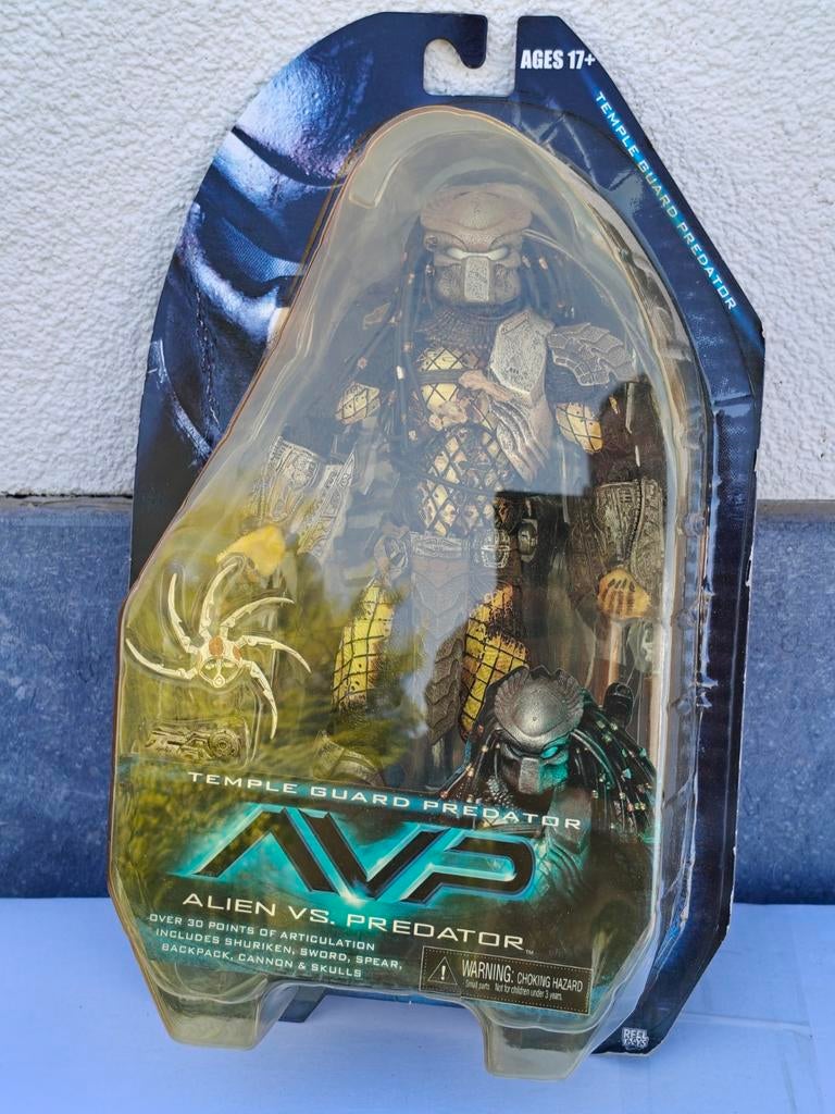 NECA Alien vs. Predator Temple Guard Predator Actiefiguur, Kinderen en Baby's, Speelgoed | Actiefiguren, Ophalen of Verzenden