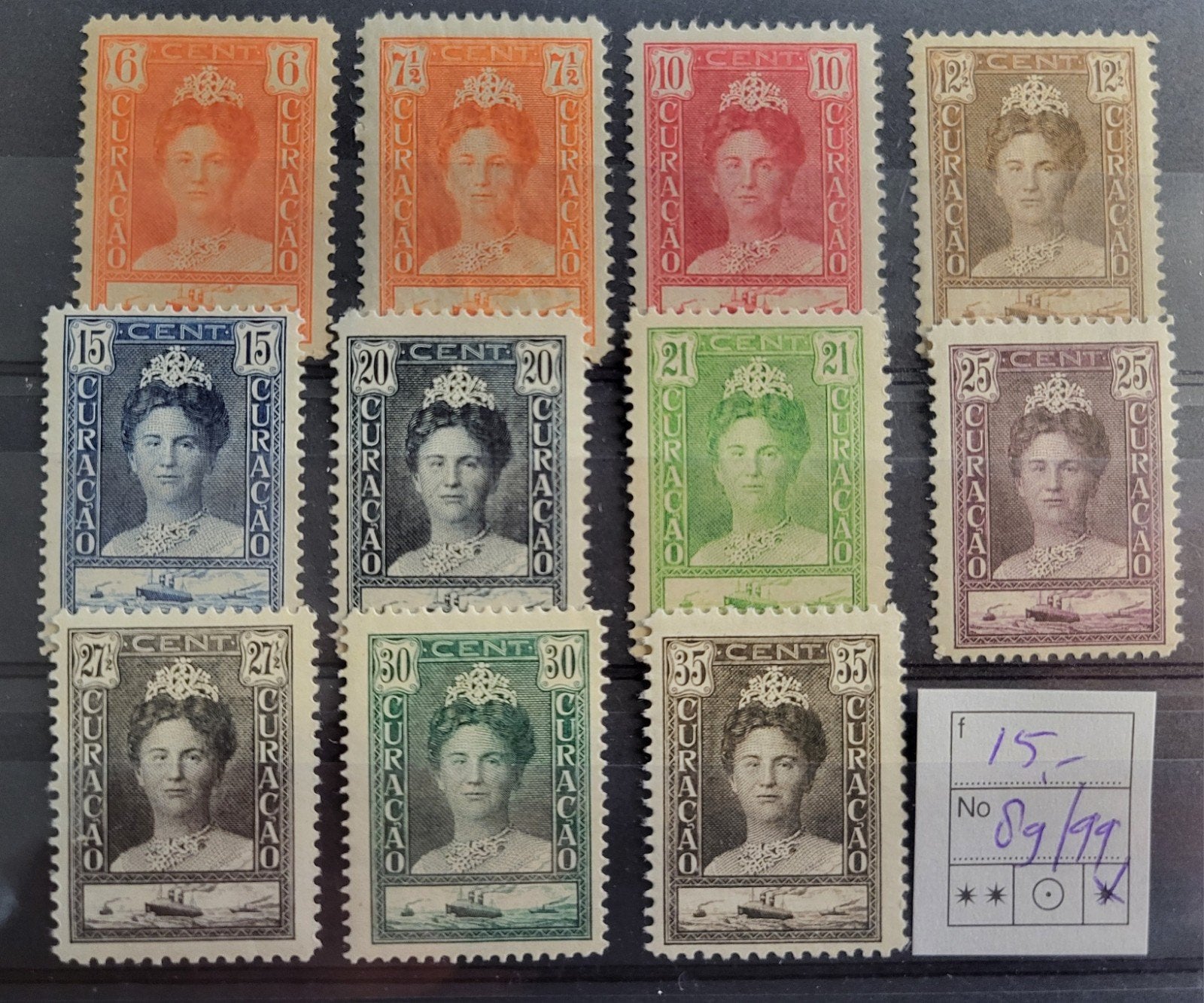 Curacao 89/99 ongebruikt, Ophalen of Verzenden, Postfris