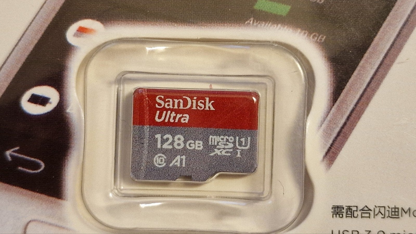 128GB SanDisk Micro SD kaart NIEUW, SD, Nieuw, Fotocamera, 128 GB