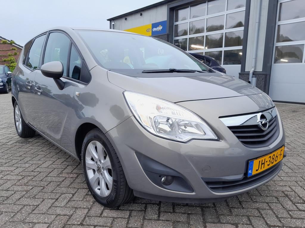 Opel Meriva 1.4 Turbo Cosmo - Fietsendrager - Airco, Auto's, Opel, Euro 5, Stof, Gebruikt, Bedrijf