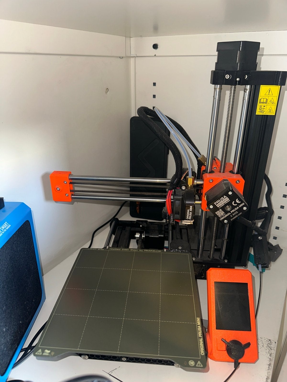 Prusa Mini 3D-printer met filament en afzuiging, Computers en Software, Ophalen of Verzenden, Zo goed als nieuw, Filament