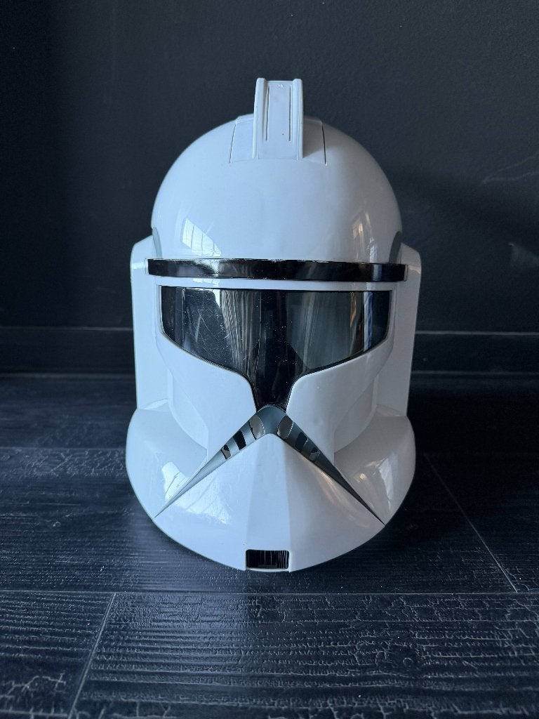 Star Wars Clone Trooper Helm 2008  - voice changer (Hasbro), Verzamelen, Ophalen of Verzenden, Zo goed als nieuw, Actiefiguurtje