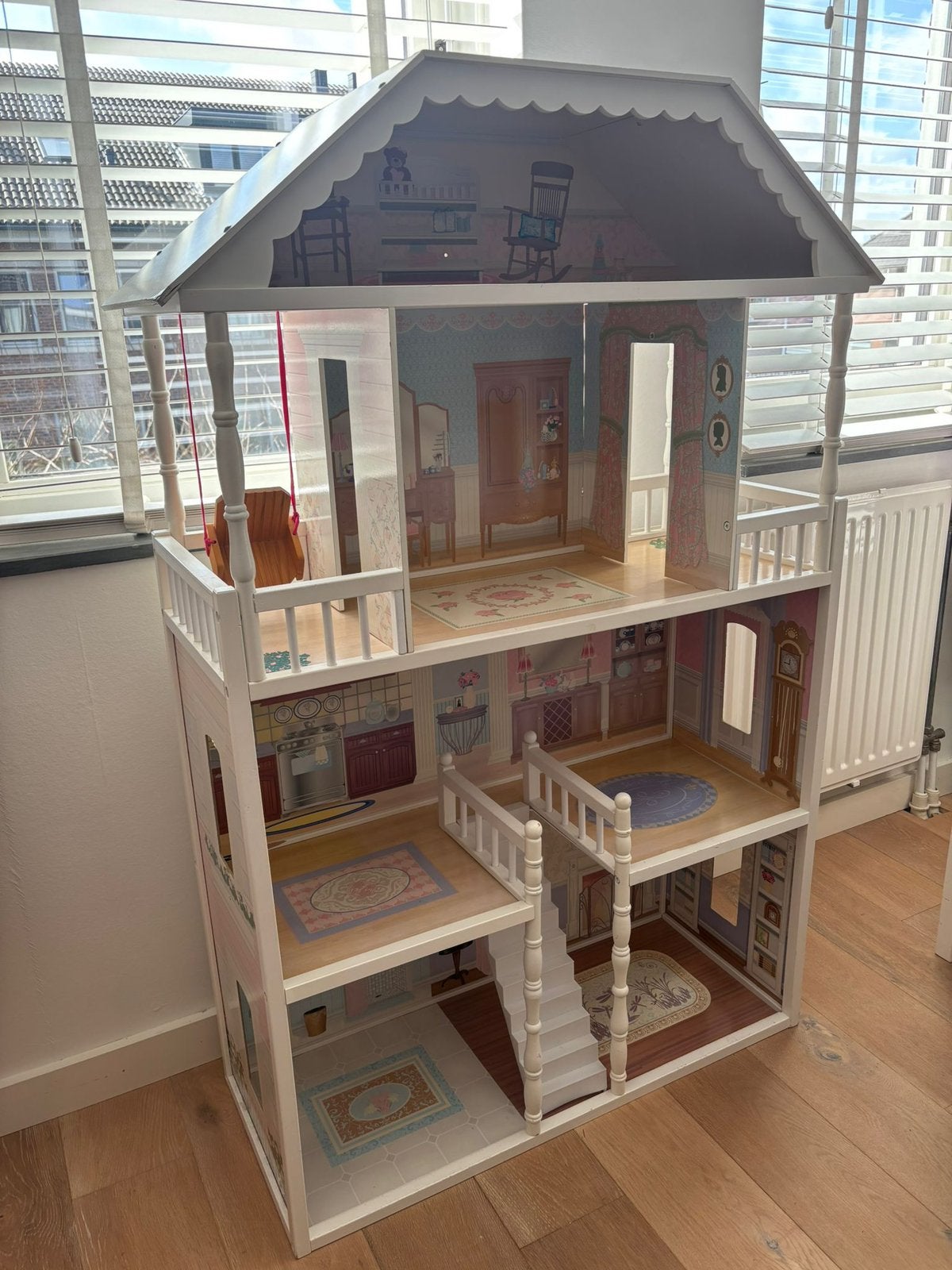 Poppen/barbie huis, Ophalen, Zo goed als nieuw, Barbie