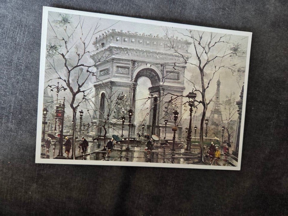 Arc de Triomphe Parijs (1981), Ophalen of Verzenden, 1980 tot heden, Ongelopen, Frankrijk