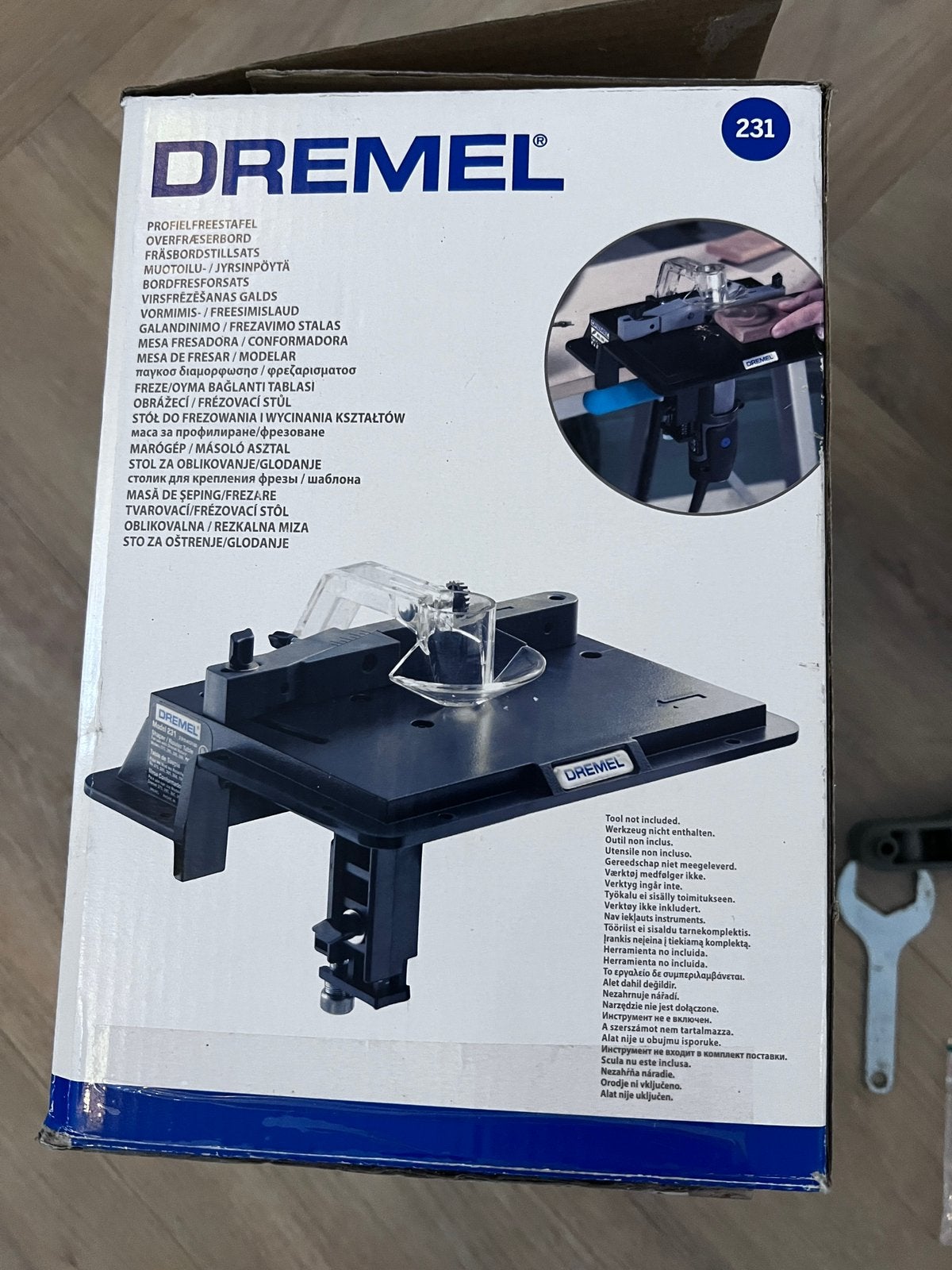 Dremel 231 Profielfreestafel ZGAN :), Ophalen of Verzenden, Zo goed als nieuw