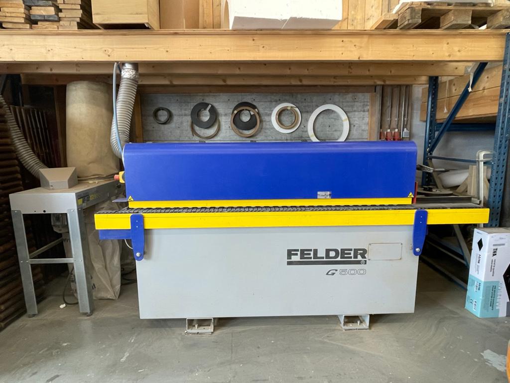 Felder G 500 kantenverlijmer, Ophalen