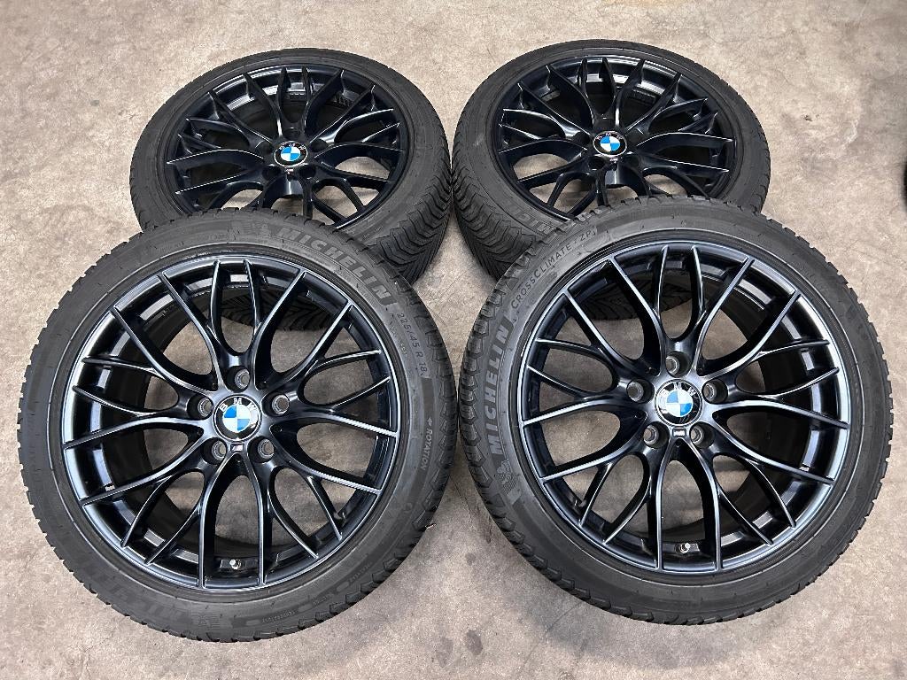 18 inch originele velgen + vierseizoenenbanden BMW 3 4 serie, Auto-onderdelen, Banden en Velgen, 18 inch, Gebruikt, Banden en Velgen