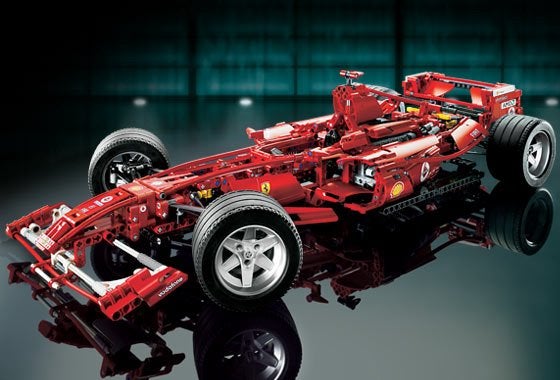 LEGO Technic 8674 Ferrari F1 Racer 1:8, Kinderen en Baby's, Speelgoed | Duplo en Lego, Zo goed als nieuw, Lego, Complete set, Compleet