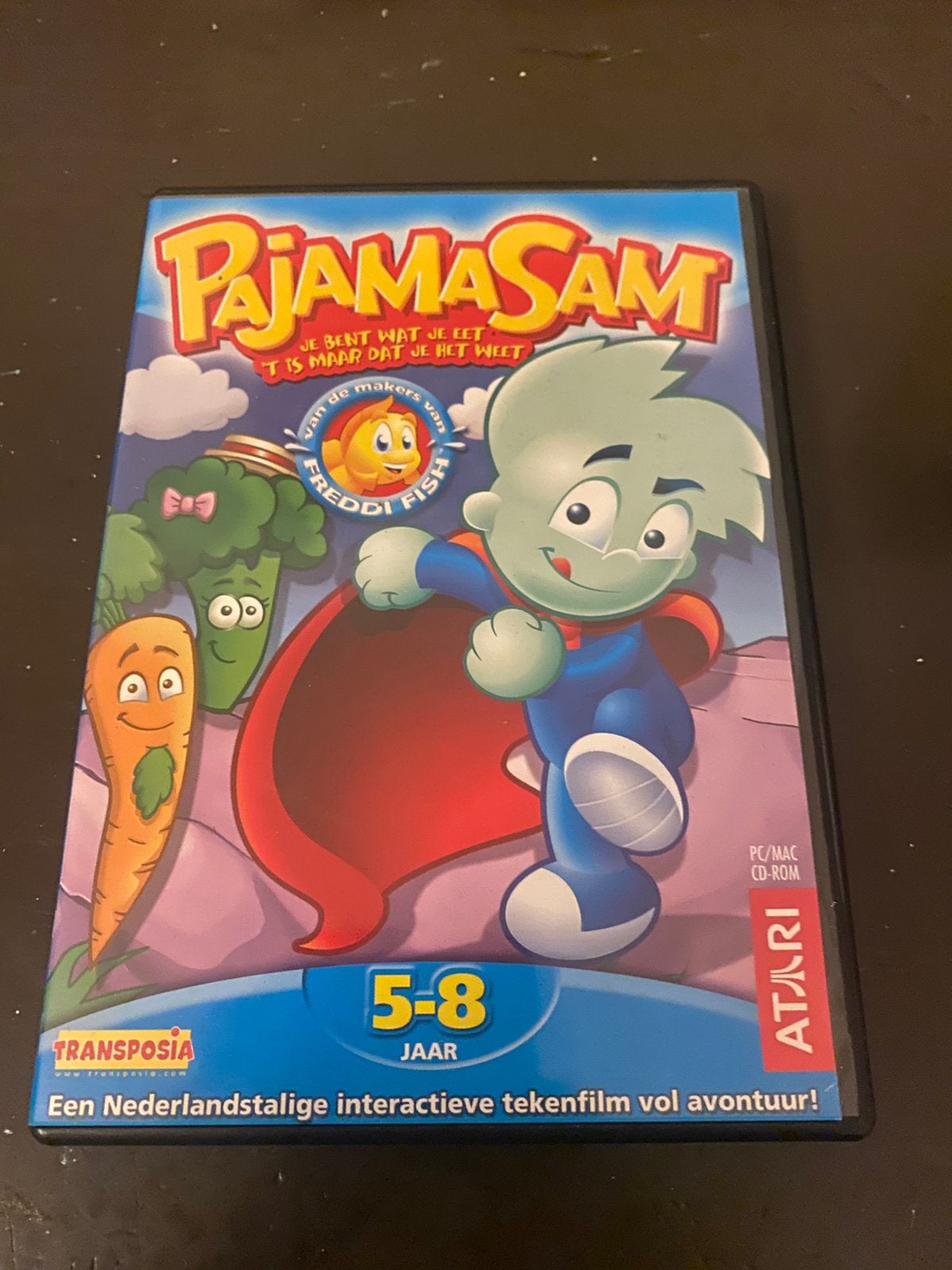 PC Game: Pajama Sam (Atari) Freddi Fish, 1 speler, Ophalen of Verzenden, Zo goed als nieuw, Vanaf 3 jaar