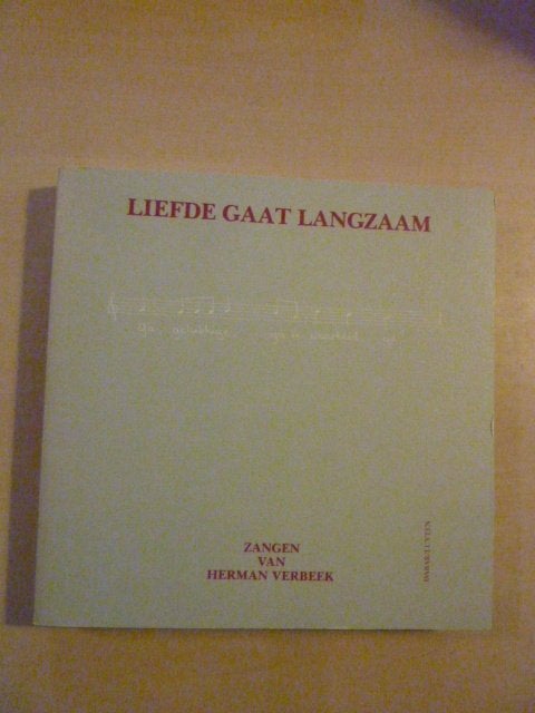 Zangen van Herman Verbeek - Liefde gaat langzaam, Ophalen of Verzenden, Zo goed als nieuw, Artiest