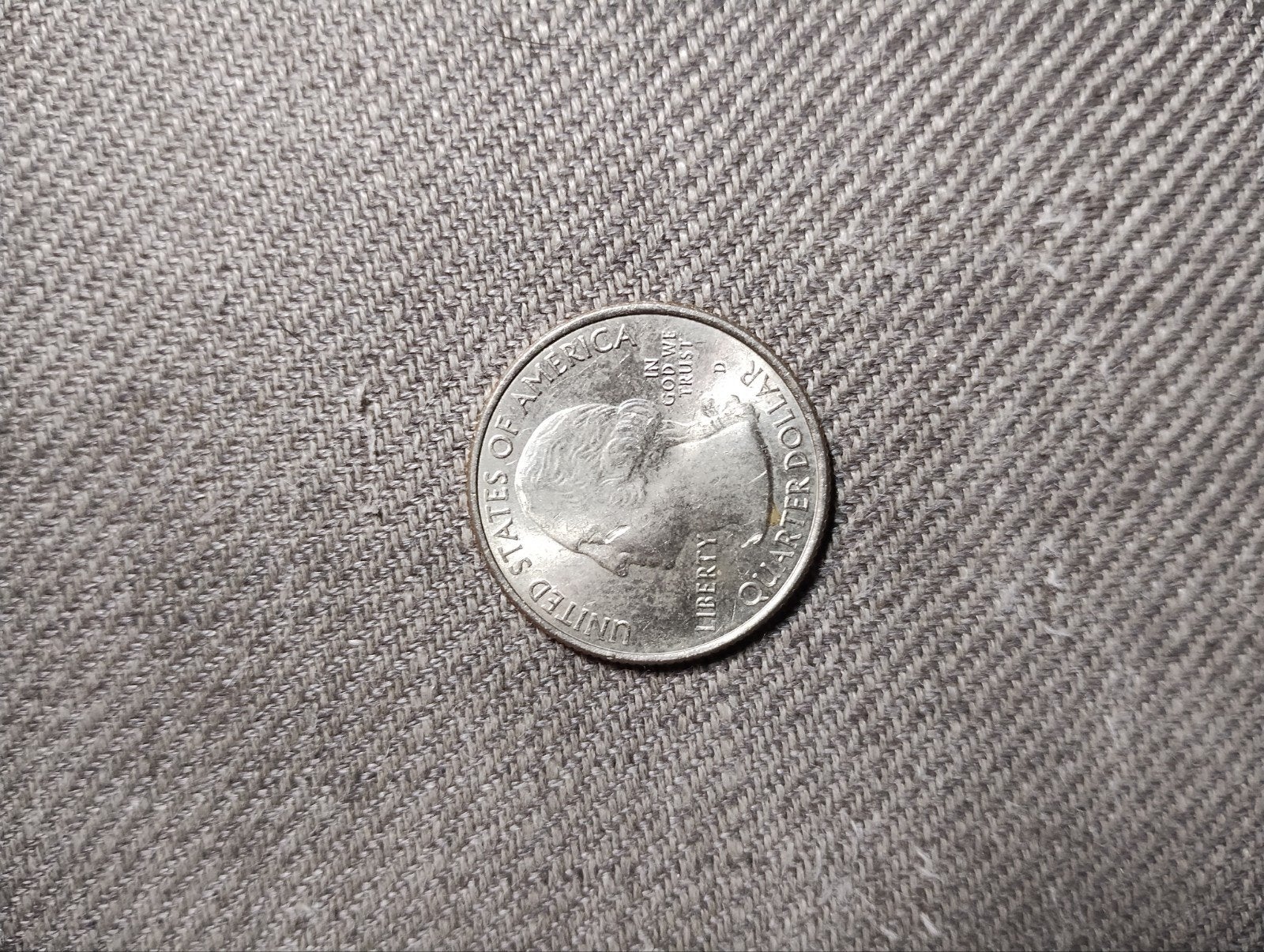 Amerikaanse Quarter Dollar 2015 Denver (M-0216), Ophalen of Verzenden, Noord-Amerika, Losse munt