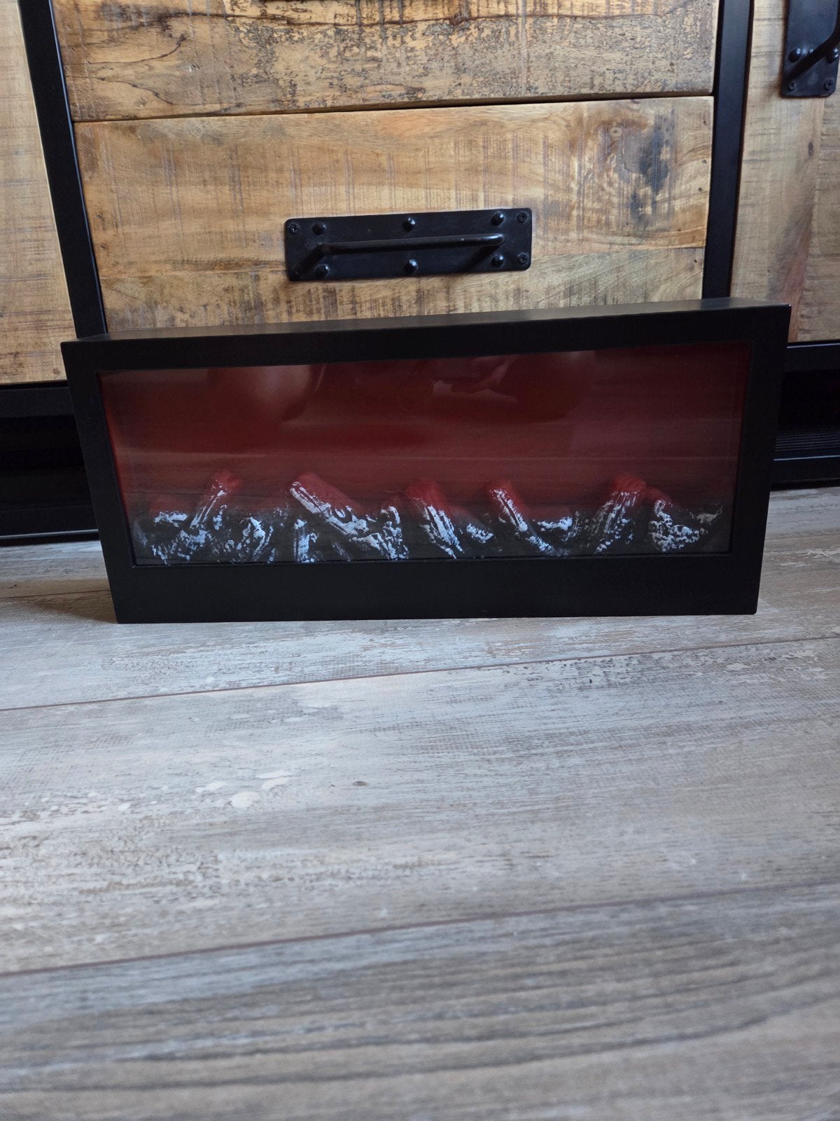 Mooie sierhaard 45x20x10cm, Ophalen, Vrijstaande haard, Elektrische haard