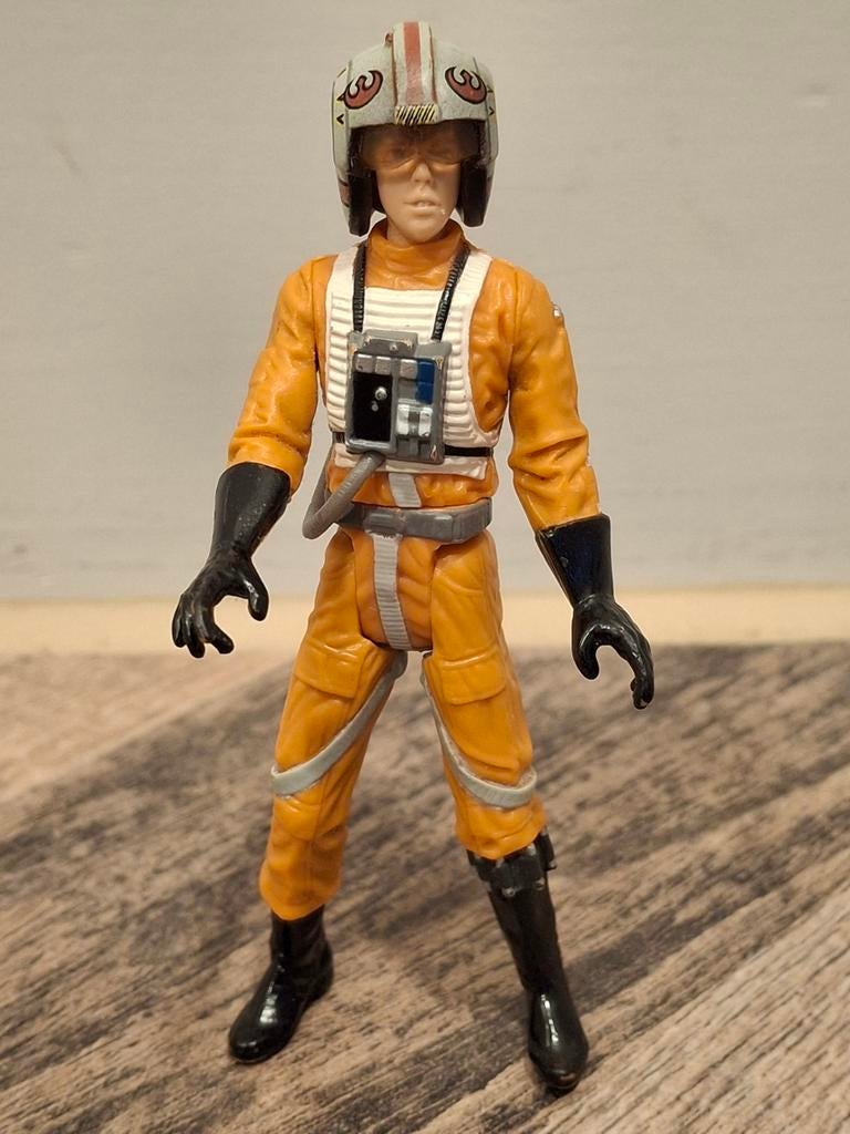 Star Wars Modern Luke X-Wing piloot Power of the Jedi 2001, Ophalen of Verzenden, Zo goed als nieuw, Actiefiguurtje