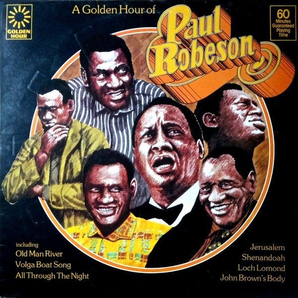 LP - Paul Robeson ‎– A Golden Hour Of, LP, Pop, Ophalen of Verzenden, 12 inch