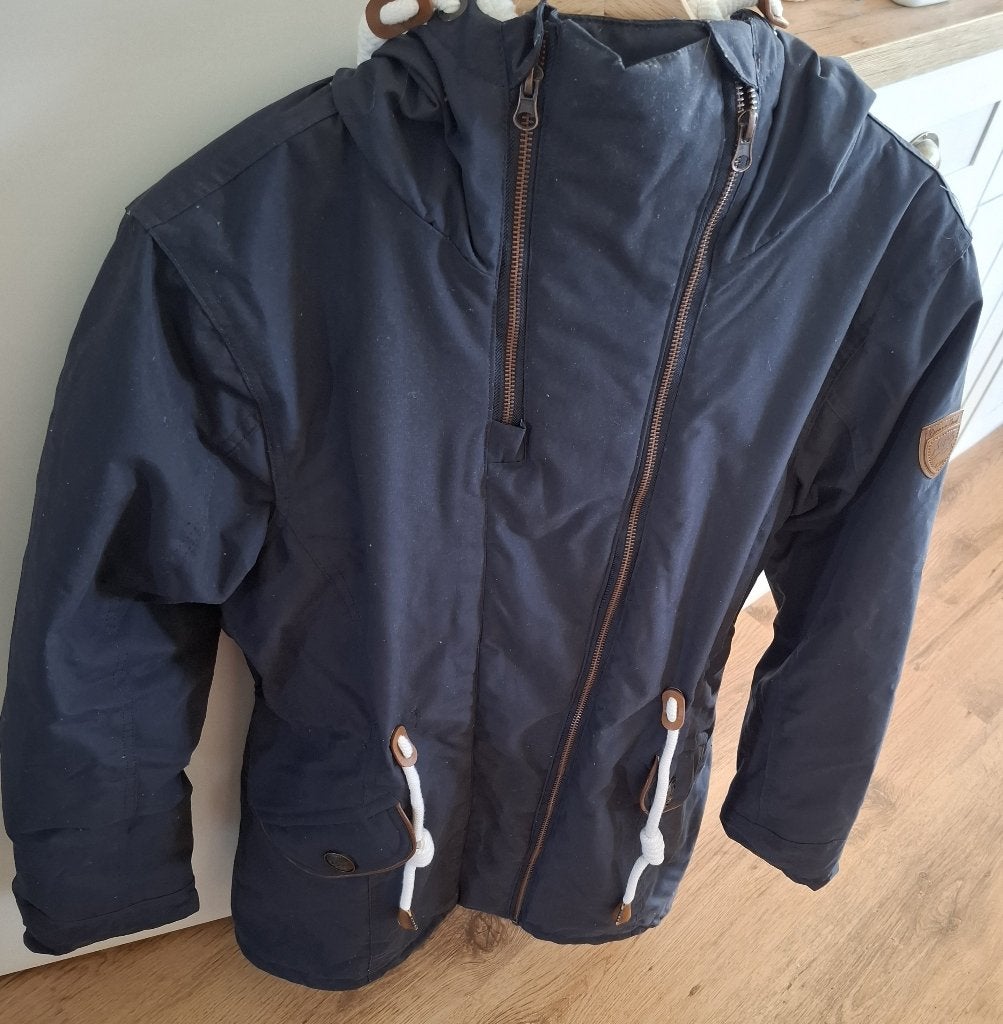 Winterjas dames, Ophalen of Verzenden, Zo goed als nieuw, Blauw