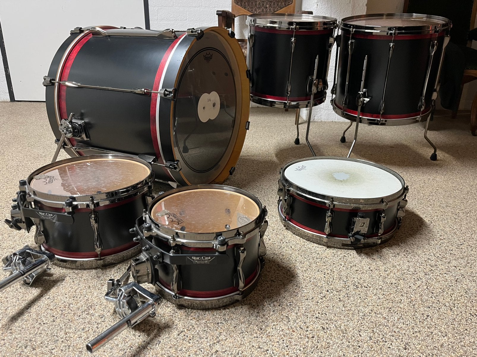 Tama Superstar Hyperdrive shellset + hoezen, Ophalen, Zo goed als nieuw, Tama