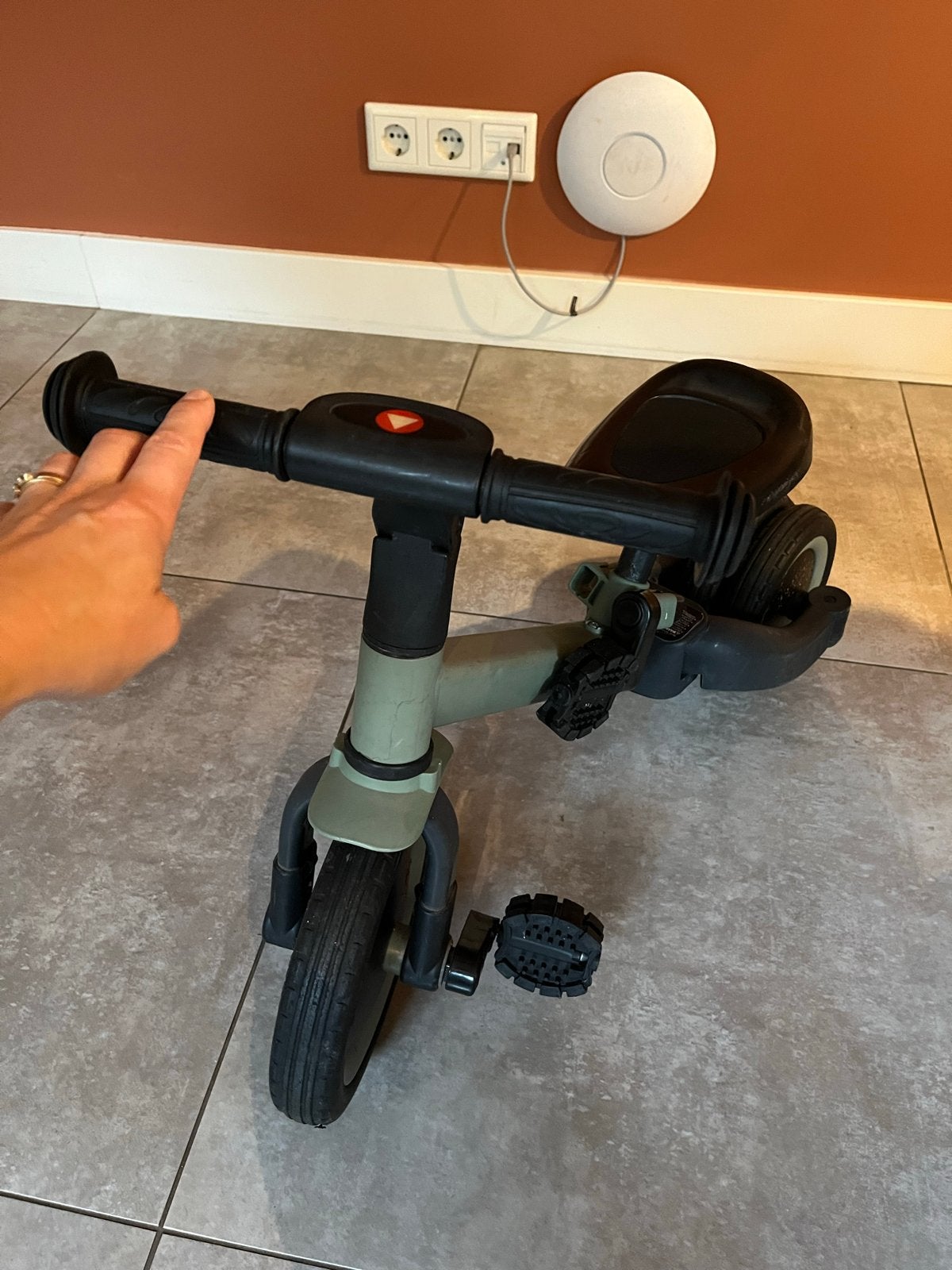 Topmark 4-in-1 Loopfiets driewieler Kaya Green, Ophalen, Gebruikt, Loopfiets
