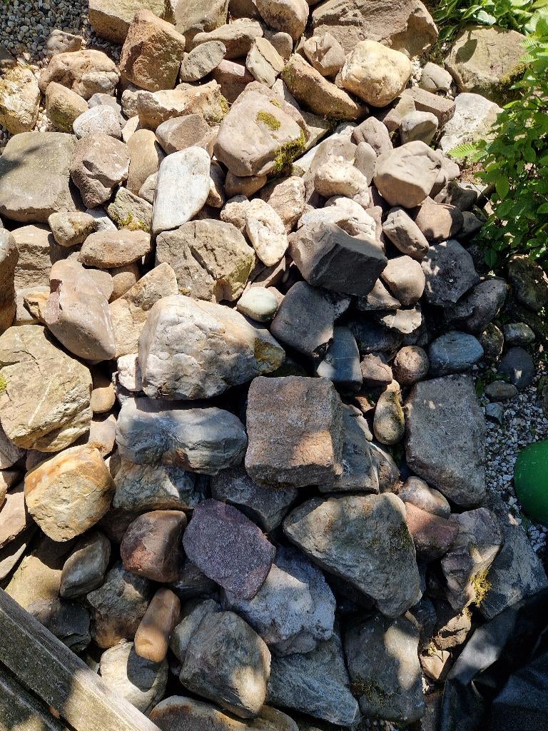 Grote keien, Tuin en Terras, Ophalen, Overige materialen, Gebruikt, Antraciet