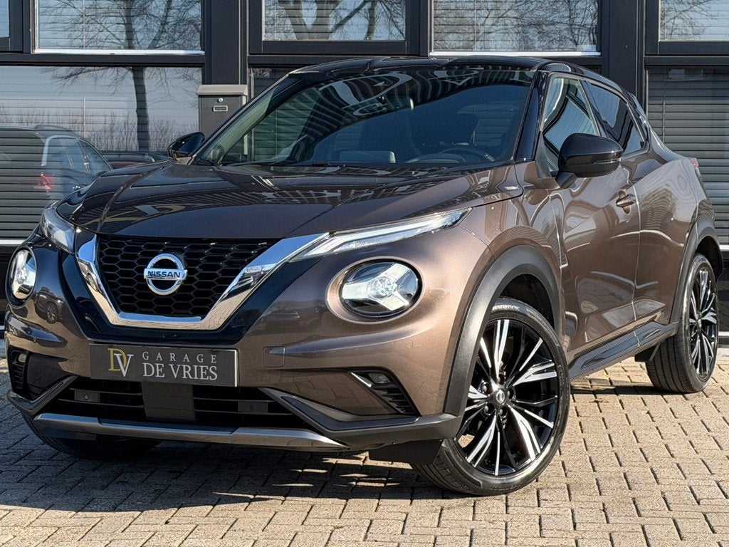 Nissan Juke 1.0 DIG-T N-Design Aut ACC Camera 19 Inch Full O, Auto's, Nissan, Bedrijf, Te koop, Juke, 360° camera, ABS, Achteruitrijcamera