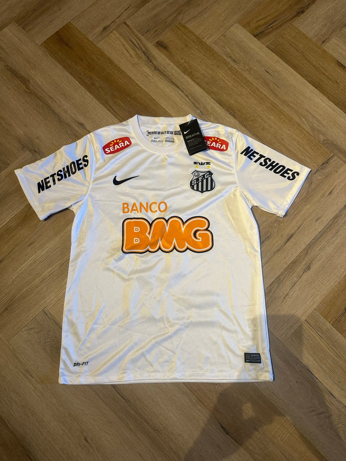Santos FC Thuisshirt Neymar Jr. #11 - Maat M, Maat M, Verzenden, Nieuw, Shirt