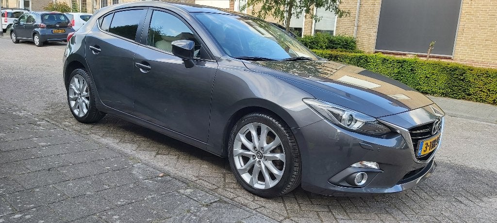 Mazda 3 Skyactive-g 120 pk 2014 Grijs, Auto's, Mazda, Particulier, Benzine, A, Hatchback, Handgeschakeld, Origineel Nederlands
