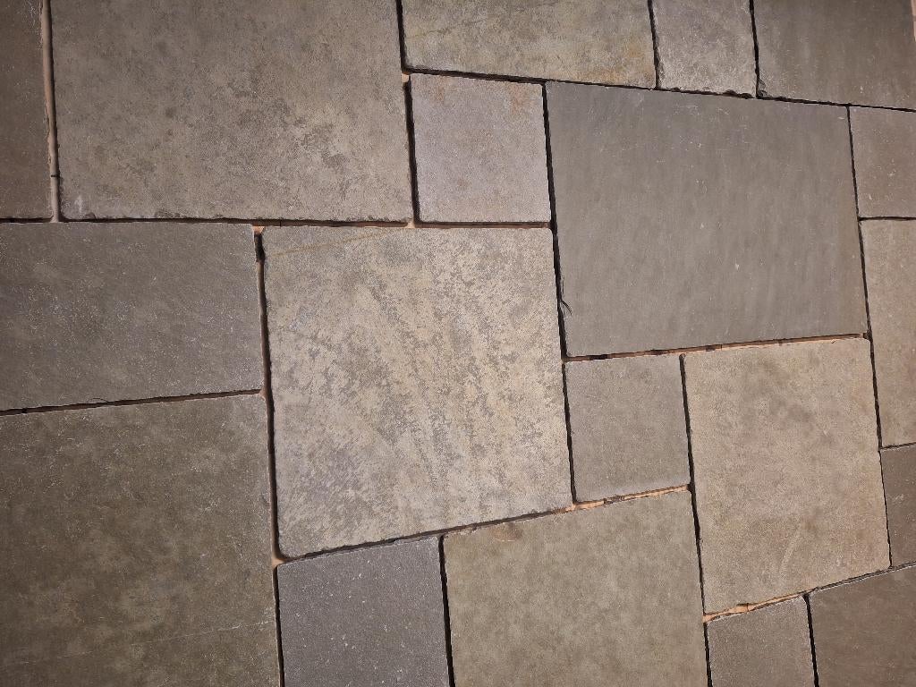 natuursteen tuintegels Castle Stone Yellow Green wildverband, Ophalen of Verzenden, Nieuw, Natuursteen, Terrastegels