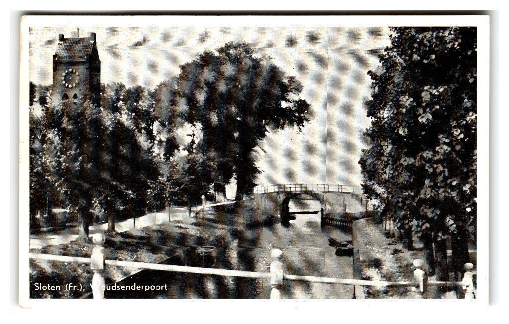 Sloten, Woudsenderpoort, Verzenden, 1960 tot 1980, Gelopen, Friesland