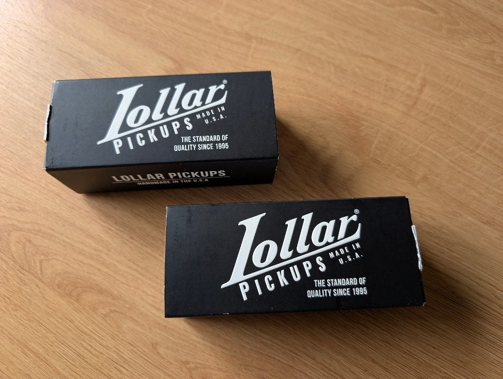 Set Lollar Imperial humbuckers - bridge F-spaced, Ophalen of Verzenden, Zo goed als nieuw, Elektrische gitaar