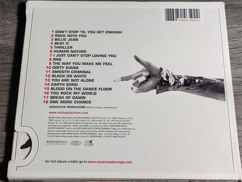 Michael Jackson - Number Ones [Digisleeve], Ophalen of Verzenden, Zo goed als nieuw