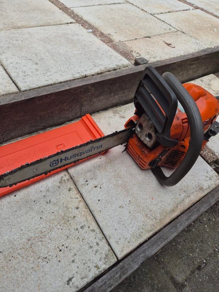 Husqvarna kettingzaag - Krachtige en betrouwbare zaag, Ophalen, Gebruikt, Overige typen, Husqvarna