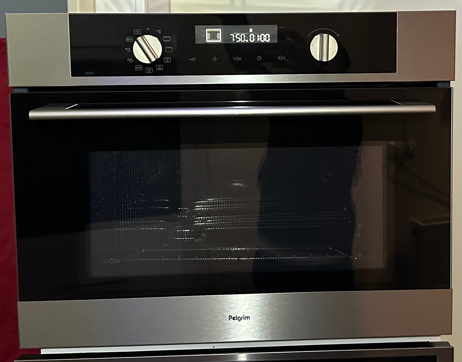 ZGAN PELGRIM inbouw Combi oven/Magnetron MAC524RVS, Combimagnetron, Hete lucht, Ophalen of Verzenden, Zo goed als nieuw