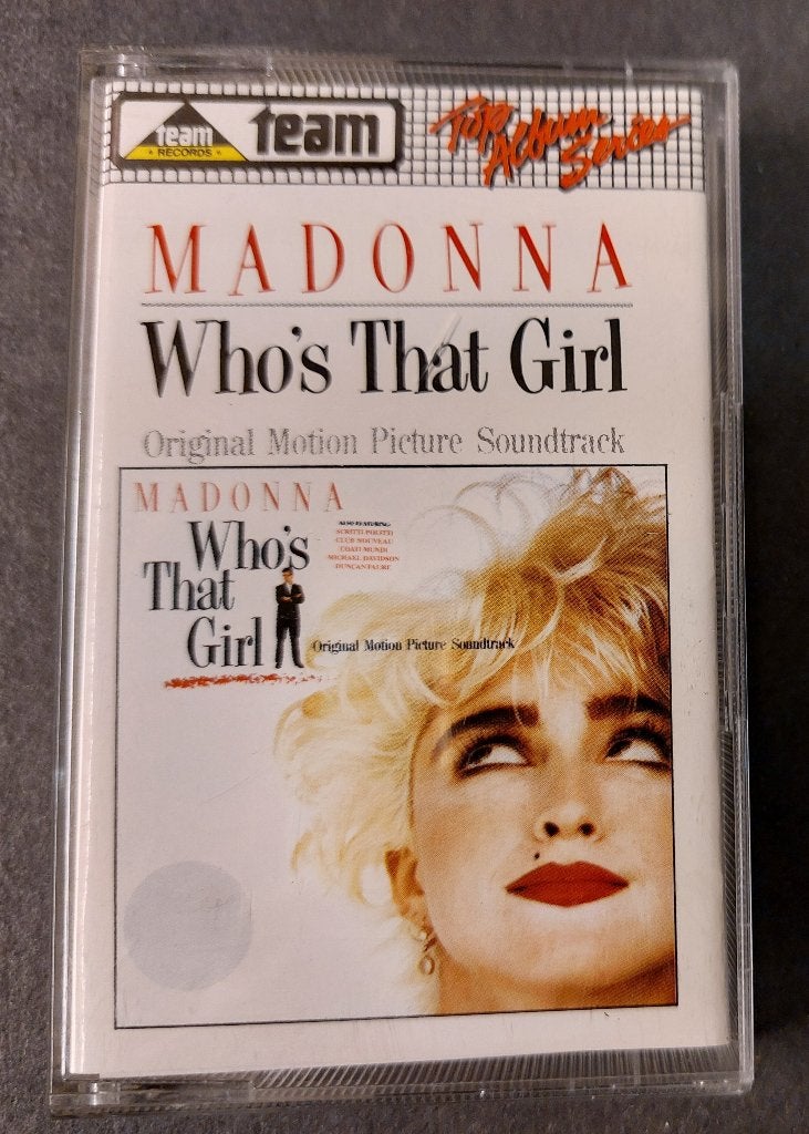 Madonna CASSETTE Who's That Girl Indonesie ZELDZAAM, Gebruikt, Verzenden, 1 bandje, NvT