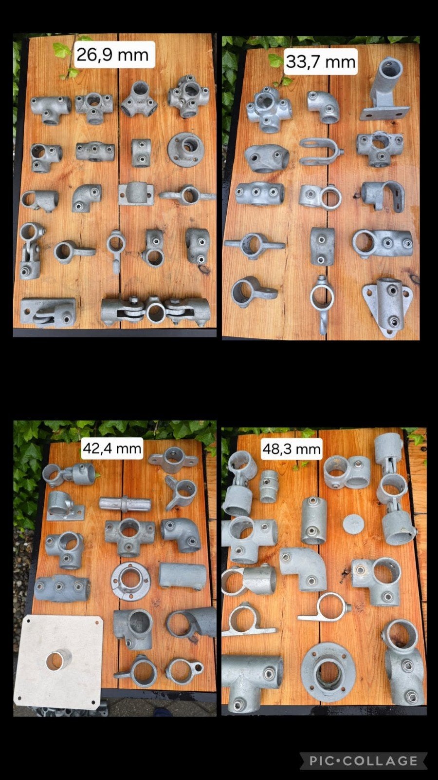 Steigerbuis koppelingen 26,9  / 33,7 / 42,4 / 48,3, Ophalen