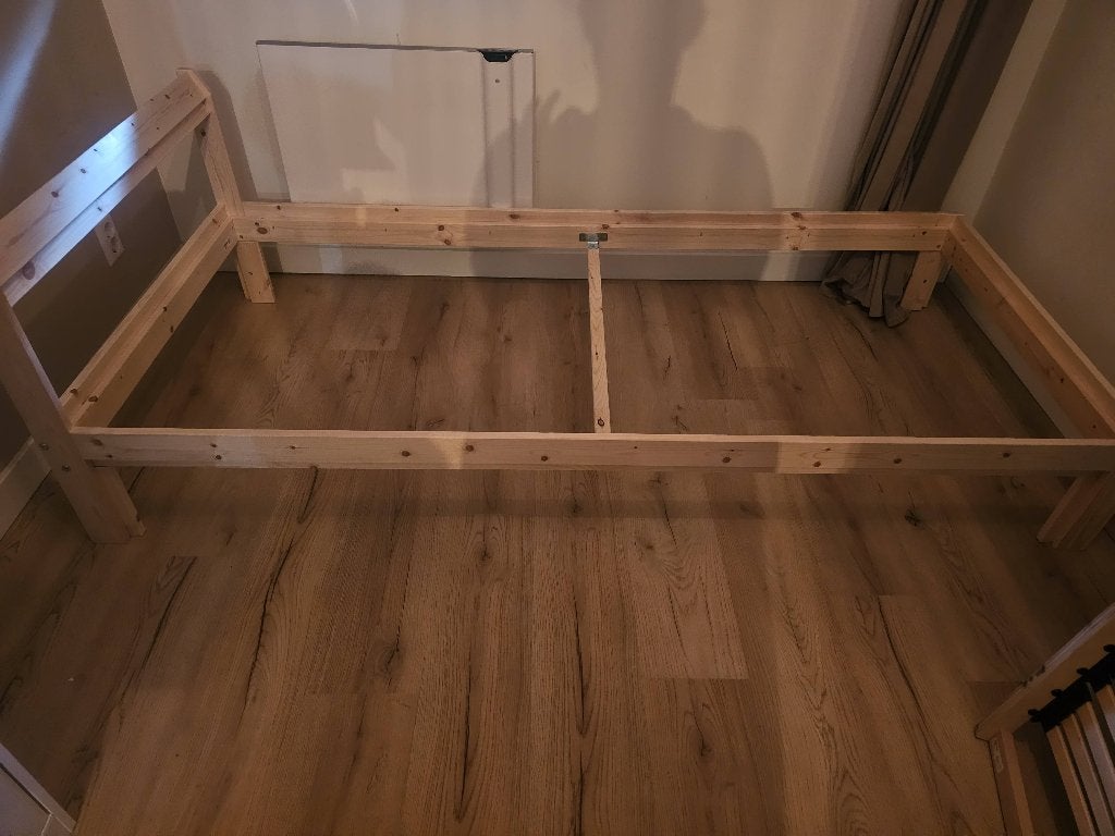Ikea neiden bed 90x200 nieuw in doos, Ophalen, 90 cm, Eenpersoons, Beige