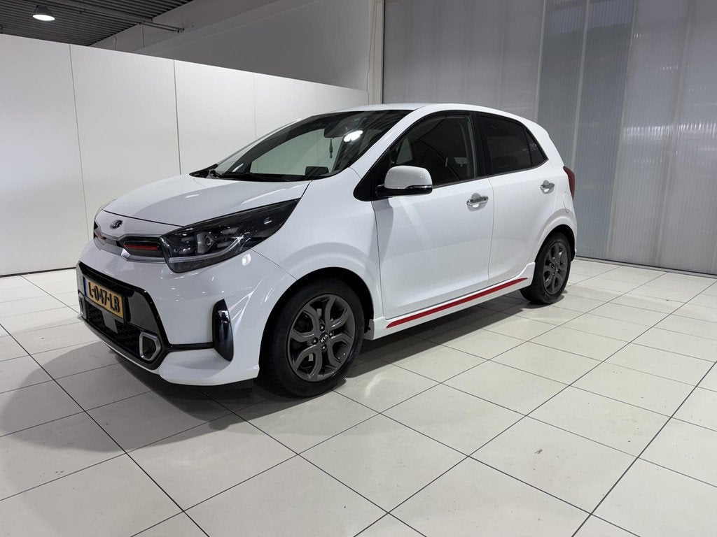 Kia Picanto 1.0 DPi GT-Line AUTOMAAT, Apple Carplay/Android, Auto's, Kia, 877 kg, Gebruikt, 4 stoelen, Automatische klimaatregeling