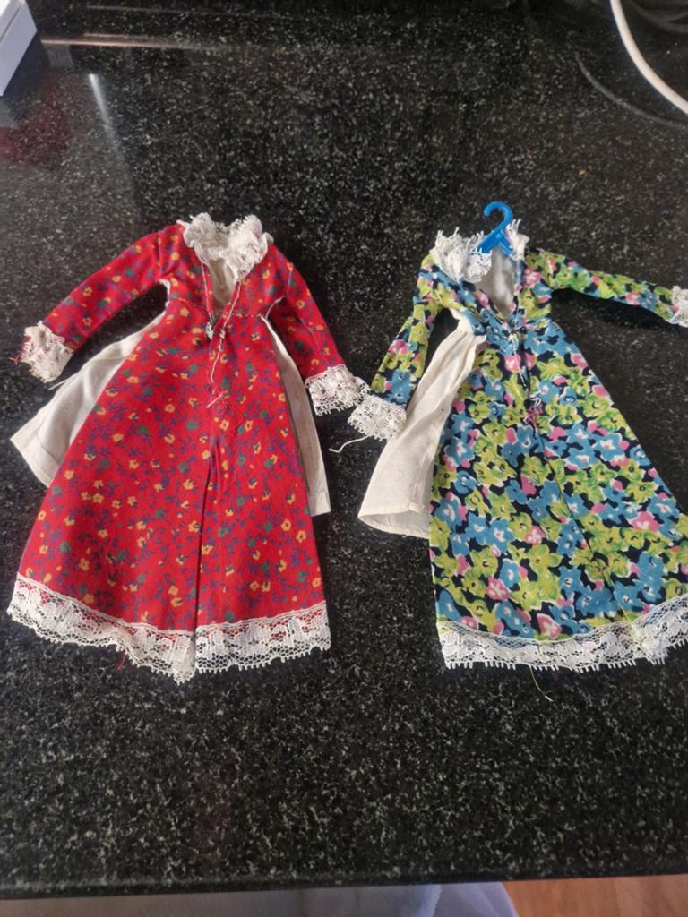 Vintage Barbie jurken - set van 2, Ophalen of Verzenden
