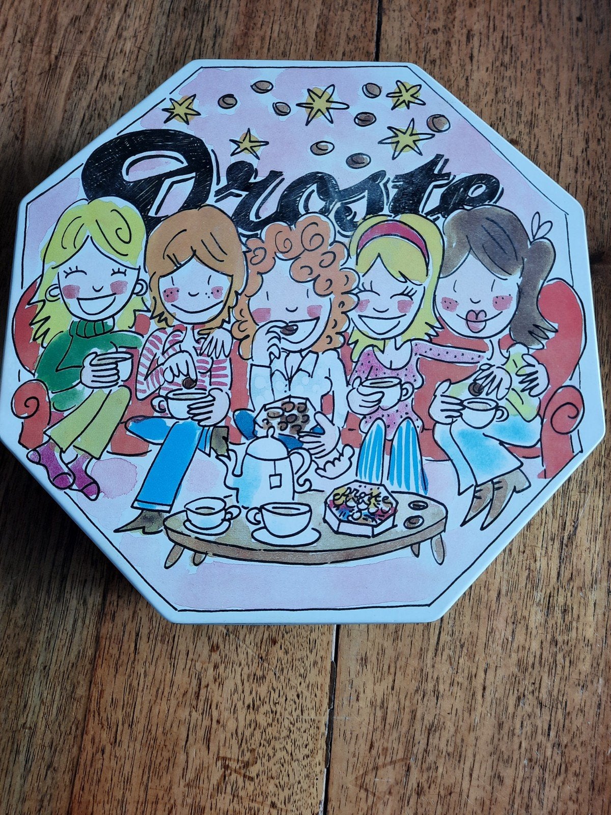 Droste blik in nieuwstaat 19x5cm., Verzamelen, Blikken, Ophalen of Verzenden, Zo goed als nieuw, Overige, Droste