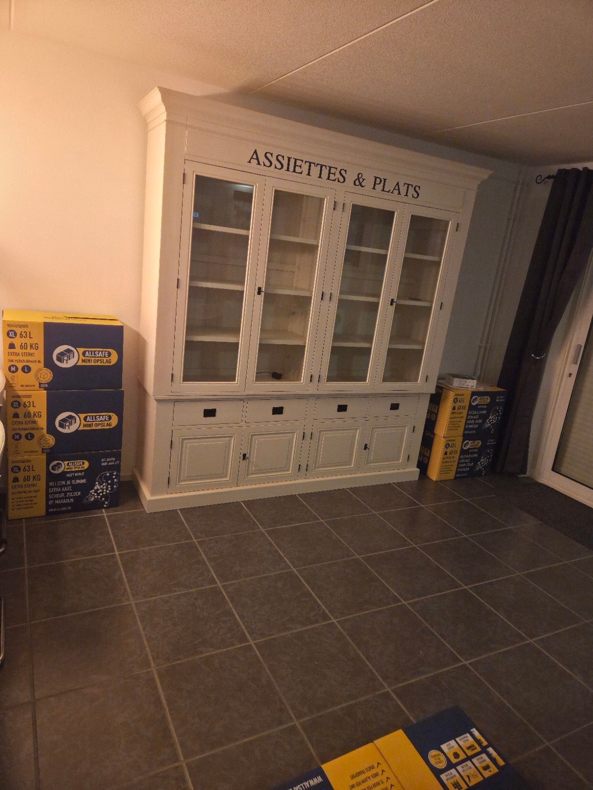Goossens Buffetkast Valence 2 delig Assiettes & Plats, Ophalen, Gebruikt, Met deur(en), 200 cm of meer