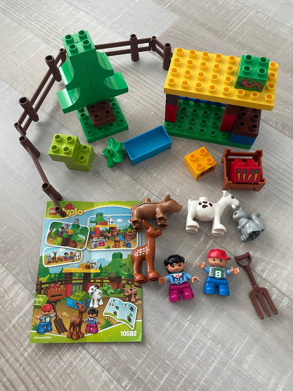 LEGO Duplo 10582 Bospark / Bosdieren set, Gebruikt, Overige thema's, Ophalen of Verzenden, Compleet