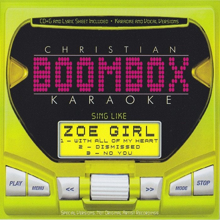 SALE->CD ZOE GIRL-Boombox-Christian Karaoke Sing >FOLIE, Ophalen of Verzenden, Nieuw in verpakking, Gospel