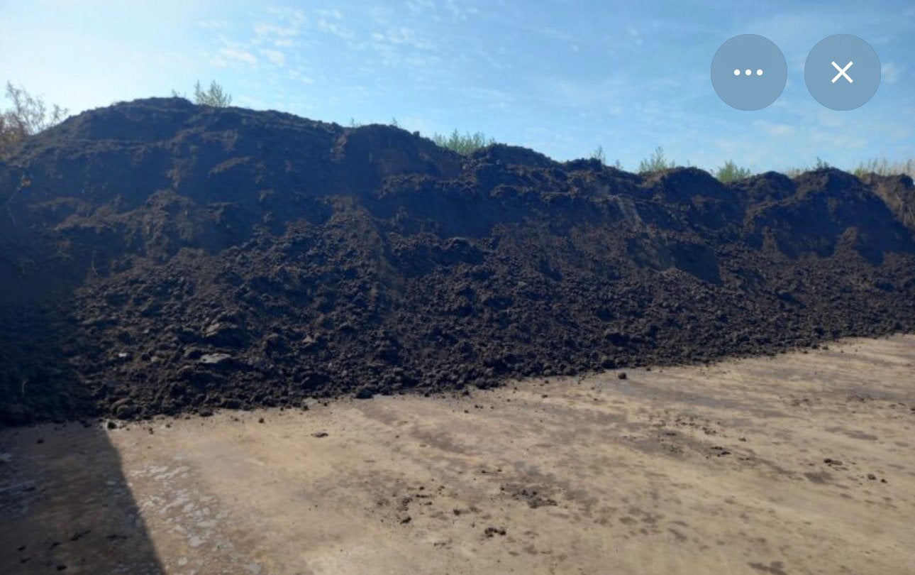 Partij zwarte grond 200 m3, Tuin en Terras, Ophalen, Tuinaarde