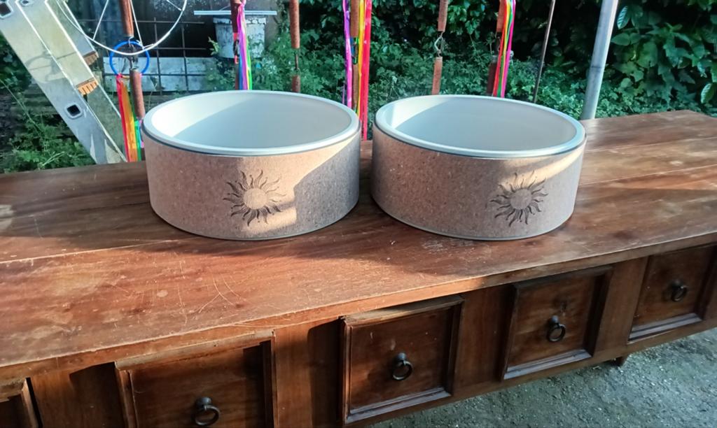 Twee nieuwe yoga ringen van kurk en kunststof, Ophalen of Verzenden, Nieuw