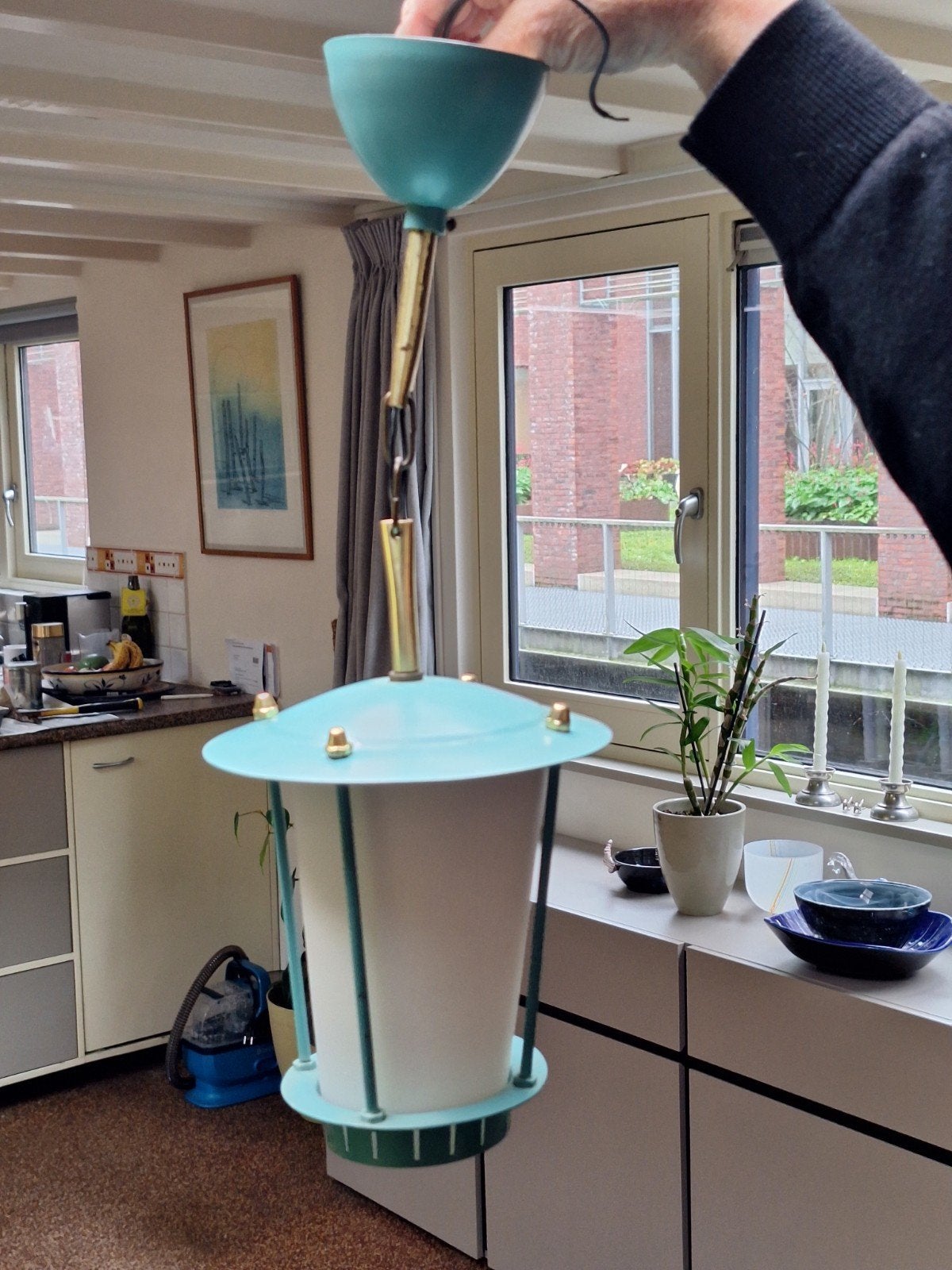 Philips Louis Kalff Hanglamp - Vintage-1950 Design, Ophalen of Verzenden